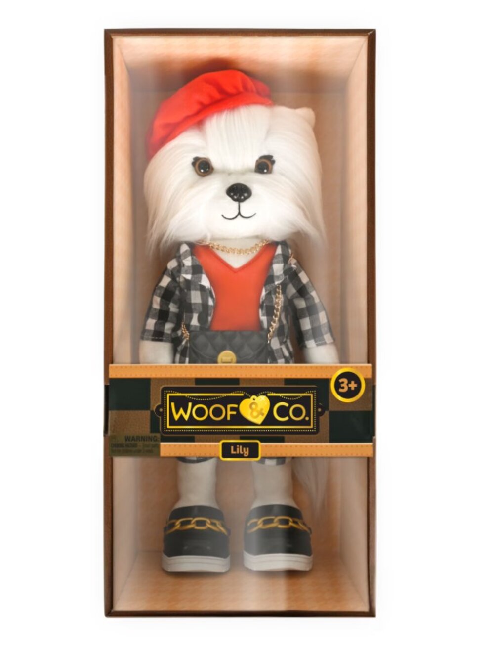 NEW Woof & Co 15-inch Lily Poseable Plush Shih Tzu Fashion Doll Outfit